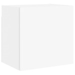 vidaXL Comodă TV de perete, alb, 40,5x30x40 cm, lemn prelucrat vidaXL Comodă TV de perete, alb, 40,5x30x40 cm, lemn prelucrat