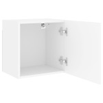 vidaXL Comodă TV de perete, alb, 40,5x30x40 cm, lemn prelucrat vidaXL Comodă TV de perete, alb, 40,5x30x40 cm, lemn prelucrat