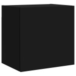 vidaXL Comode TV de perete, 2 buc. negru, 40,5x30x40 cm lemn prelucrat