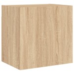vidaXL Comode TV de perete, 2 buc., stejar sonoma, 40,5x30x40 cm, lemn