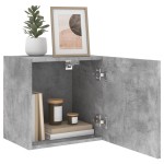 vidaXL Comode TV de perete, 2 buc. gri beton, 40,5x30x40 cm, lemn