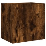 vidaXL Comodă TV de perete stejar fumuriu 40,5x30x40 cm lemn prelucrat vidaXL Comodă TV de perete stejar fumuriu 40,5x30x40 cm lemn prelucrat