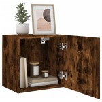 vidaXL Comodă TV de perete stejar fumuriu 40,5x30x40 cm lemn prelucrat vidaXL Comodă TV de perete stejar fumuriu 40,5x30x40 cm lemn prelucrat