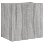 vidaXL Comodă TV de perete, gri sonoma 40,5x30x40 cm lemn prelucrat vidaXL Comodă TV de perete, gri sonoma 40,5x30x40 cm lemn prelucrat
