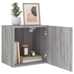 vidaXL Comodă TV de perete, gri sonoma 40,5x30x40 cm lemn prelucrat vidaXL Comodă TV de perete, gri sonoma 40,5x30x40 cm lemn prelucrat