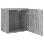 vidaXL Comodă TV de perete, gri sonoma 40,5x30x40 cm lemn prelucrat vidaXL Comodă TV de perete, gri sonoma 40,5x30x40 cm lemn prelucrat