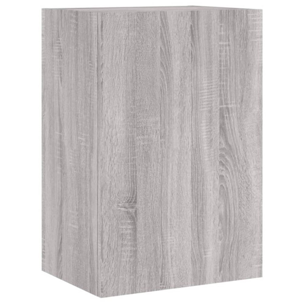 vidaXL Comodă TV de perete, gri sonoma 40,5x30x60 cm lemn prelucrat