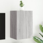 vidaXL Comodă TV de perete, gri sonoma 40,5x30x60 cm lemn prelucrat vidaXL Comodă TV de perete, gri sonoma 40,5x30x60 cm lemn prelucrat