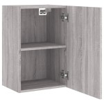 vidaXL Comodă TV de perete, gri sonoma 40,5x30x60 cm lemn prelucrat vidaXL Comodă TV de perete, gri sonoma 40,5x30x60 cm lemn prelucrat