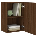 vidaXL Comodă TV de perete, 2 buc., stejar maro, 40,5x30x60 cm, lemn vidaXL Comodă TV de perete, 2 buc., stejar maro, 40,5x30x60 cm, lemn
