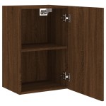 vidaXL Comodă TV de perete, 2 buc., stejar maro, 40,5x30x60 cm, lemn vidaXL Comodă TV de perete, 2 buc., stejar maro, 40,5x30x60 cm, lemn