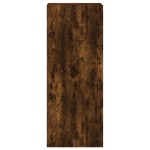 vidaXL Comodă TV de perete stejar fumuriu 40,5x30x102cm lemn prelucrat