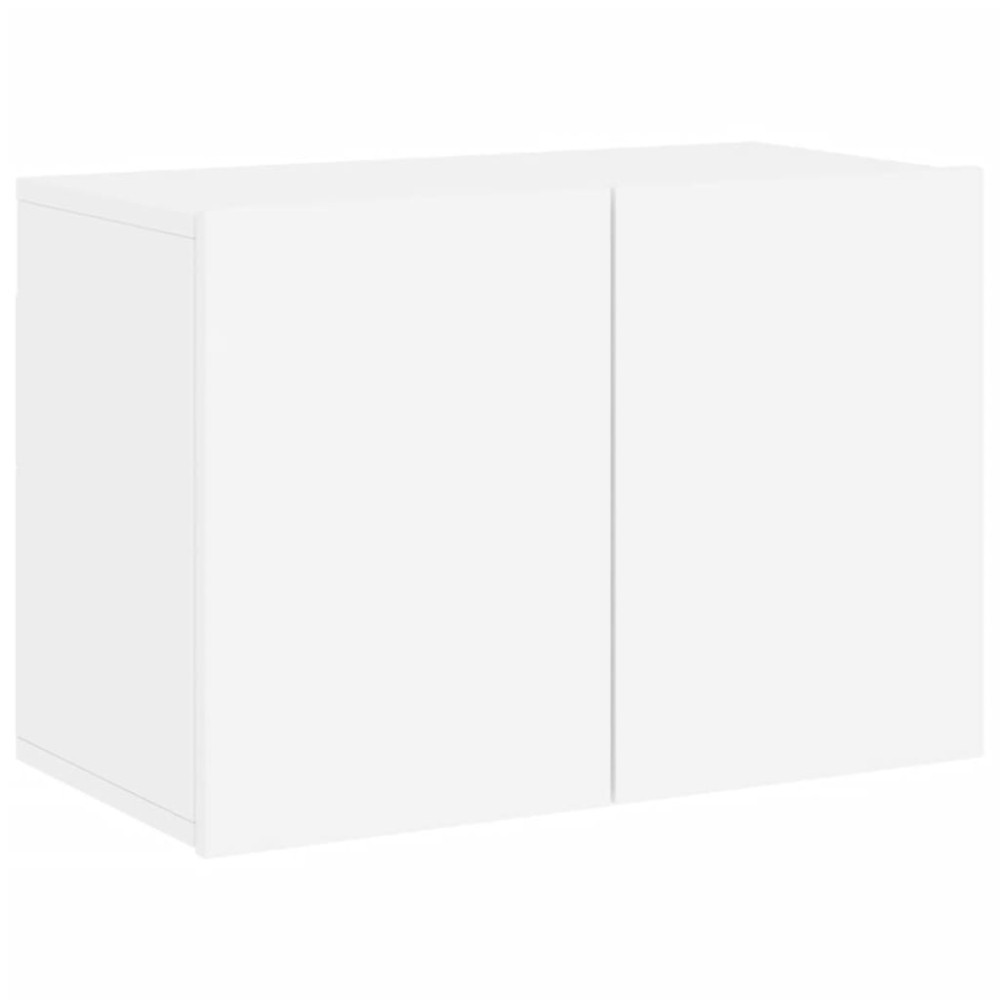 vidaXL Comodă TV de perete, alb, 60x30x41 cm