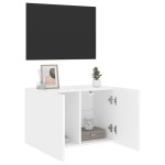 vidaXL Comodă TV de perete, alb, 60x30x41 cm vidaXL Comodă TV de perete, alb, 60x30x41 cm