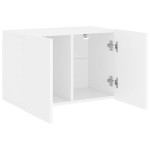 vidaXL Comodă TV de perete, alb, 60x30x41 cm vidaXL Comodă TV de perete, alb, 60x30x41 cm