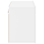 vidaXL Comodă TV de perete, alb, 60x30x41 cm vidaXL Comodă TV de perete, alb, 60x30x41 cm