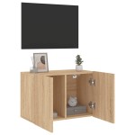vidaXL Comodă TV de perete, stejar sonoma, 60x30x41 cm