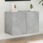 vidaXL Comodă TV de perete, gri beton, 60x30x41 cm vidaXL Comodă TV de perete, gri beton, 60x30x41 cm