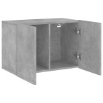 vidaXL Comodă TV de perete, gri beton, 60x30x41 cm vidaXL Comodă TV de perete, gri beton, 60x30x41 cm