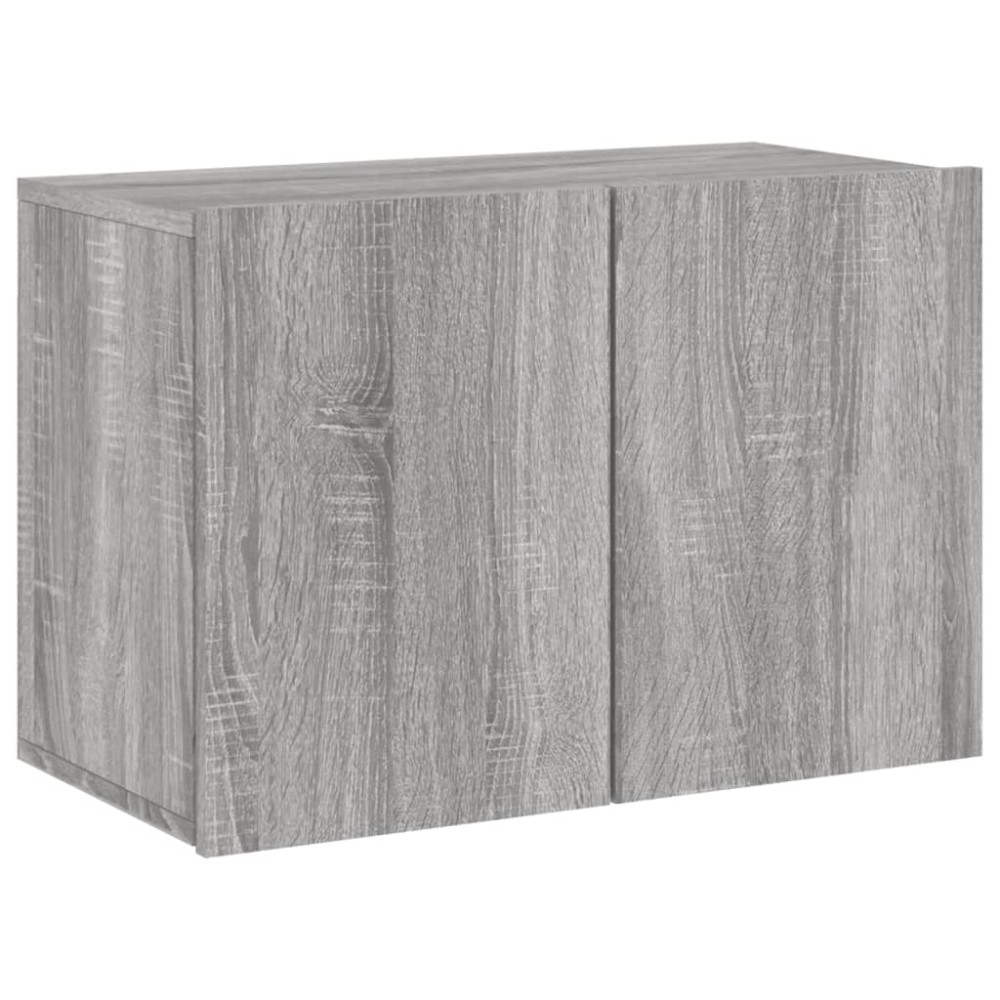 vidaXL Comodă TV de perete, gri sonoma, 60x30x41 cm
