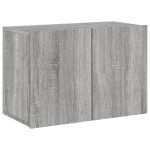 vidaXL Comodă TV de perete, gri sonoma, 60x30x41 cm vidaXL Comodă TV de perete, gri sonoma, 60x30x41 cm