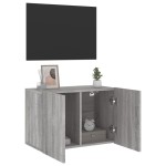 vidaXL Comodă TV de perete, gri sonoma, 60x30x41 cm vidaXL Comodă TV de perete, gri sonoma, 60x30x41 cm