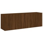 vidaXL Comodă TV de perete, 2 buc. stejar maro, 60x30x41 cm
