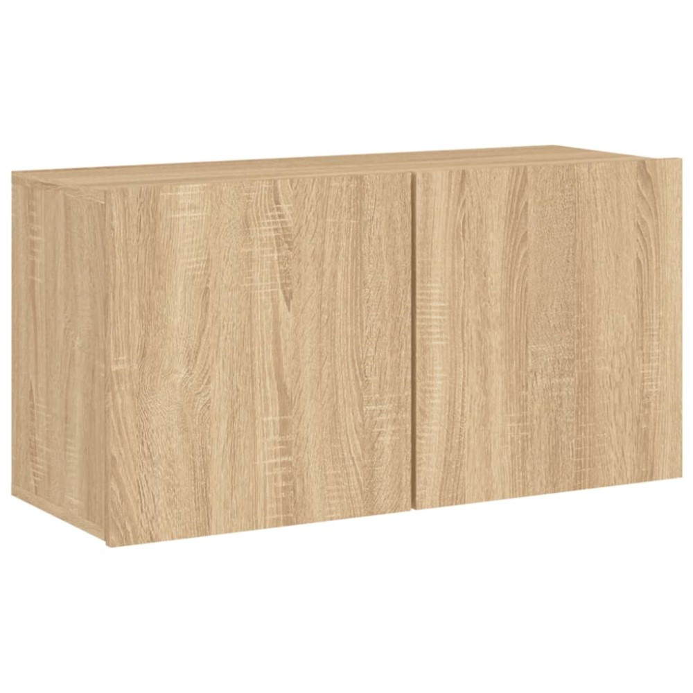 vidaXL Comodă TV de perete, stejar sonoma, 80x30x41 cm