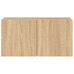 vidaXL Comodă TV de perete, stejar sonoma, 80x30x41 cm