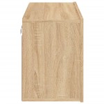vidaXL Comodă TV de perete, stejar sonoma, 80x30x41 cm