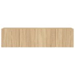 vidaXL Comodă TV de perete, 2 buc. stejar sonoma, 80x30x41 cm vidaXL Comodă TV de perete, 2 buc. stejar sonoma, 80x30x41 cm