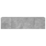 vidaXL Comodă TV de perete, 2 buc. gri beton, 80x30x41 cm vidaXL Comodă TV de perete, 2 buc. gri beton, 80x30x41 cm
