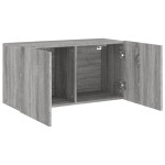 vidaXL Comodă TV de perete, gri sonoma, 80x30x41 cm vidaXL Comodă TV de perete, gri sonoma, 80x30x41 cm