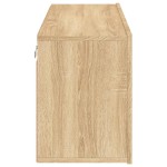vidaXL Comodă TV de perete, stejar sonoma, 100x30x41 cm