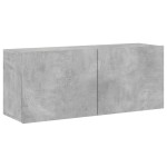 vidaXL Comodă TV de perete, gri beton, 100x30x41 cm vidaXL Comodă TV de perete, gri beton, 100x30x41 cm