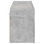 vidaXL Comodă TV de perete, gri beton, 100x30x41 cm vidaXL Comodă TV de perete, gri beton, 100x30x41 cm