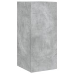 vidaXL Comodă TV de perete cu lumini LED, gri beton, 30,5x35x70 cm vidaXL Comodă TV de perete cu lumini LED, gri beton, 30,5x35x70 cm