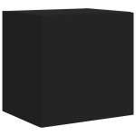 vidaXL Comodă TV de perete cu lumini LED, negru, 40,5x35x40 cm vidaXL Comodă TV de perete cu lumini LED, negru, 40,5x35x40 cm