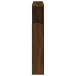 vidaXL Tăblie de pat cu LED, stejar maro, 120x18,5x103,5 cm, lemn