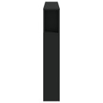 vidaXL Tăblie de pat cu LED, negru, 140x18,5x103,5 cm, lemn vidaXL Tăblie de pat cu LED, negru, 140x18,5x103,5 cm, lemn