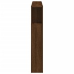 vidaXL Tăblie de pat cu LED, stejar maro, 140x18,5x103,5 cm, lemn