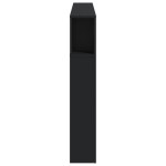 vidaXL Tăblie de pat cu LED, negru, 160x18,5x103,5 cm, lemn vidaXL Tăblie de pat cu LED, negru, 160x18,5x103,5 cm, lemn