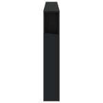 vidaXL Tăblie de pat cu LED, negru, 180x18,5x103,5 cm, lemn vidaXL Tăblie de pat cu LED, negru, 180x18,5x103,5 cm, lemn