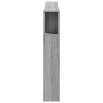 vidaXL Tăblie de pat cu LED, gri sonoma, 160x18,5x103,5 cm, lemn vidaXL Tăblie de pat cu LED, gri sonoma, 160x18,5x103,5 cm, lemn
