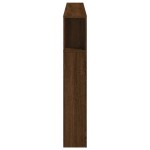 vidaXL Tăblie de pat cu LED, stejar maro, 180x18,5x103,5 cm, lemn