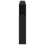 vidaXL Tăblie de pat cu LED, negru, 220x18,5x103,5 cm, lemn vidaXL Tăblie de pat cu LED, negru, 220x18,5x103,5 cm, lemn