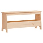 vidaXL Bancă de hol, 100x28x45 cm, lemn masiv de pin vidaXL Bancă de hol, 100x28x45 cm, lemn masiv de pin