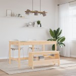 vidaXL Bancă de hol, 100x28x45 cm, lemn masiv de pin vidaXL Bancă de hol, 100x28x45 cm, lemn masiv de pin
