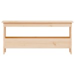 vidaXL Bancă de hol, 100x28x45 cm, lemn masiv de pin vidaXL Bancă de hol, 100x28x45 cm, lemn masiv de pin