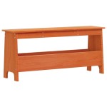 vidaXL Bancă de hol, maro ceruit, 100x28x45 cm, lemn masiv de pin vidaXL Bancă de hol, maro ceruit, 100x28x45 cm, lemn masiv de pin